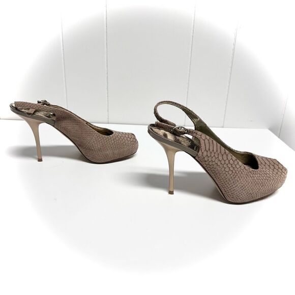 🚨4/$25 Sam Edelman Evelyn Slingback Peep Toe Pumps Size 7 - Picture 1 of 8